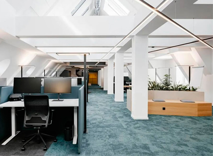 充滿青春活力的新潮辦公室裝修設計空間是怎樣的——NEW WORK